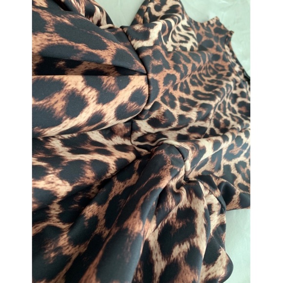 TOPSHOP Leopard Print Dress - Picture 4 of 7